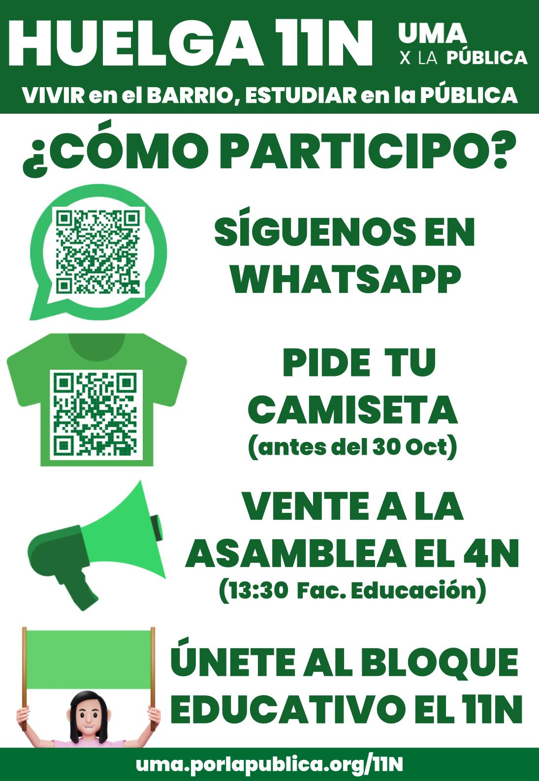 Flyer huelga 11N